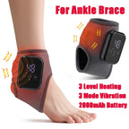 Electric Wrist Brace with Adjustable Hot Compress Vibration + Massage Ankle Guard Band Carpal Tunnel Hand Foot Protection