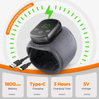 Electric Wrist Brace with Adjustable Hot Compress Vibration + Massage Ankle Guard Band Carpal Tunnel Hand Foot Protection