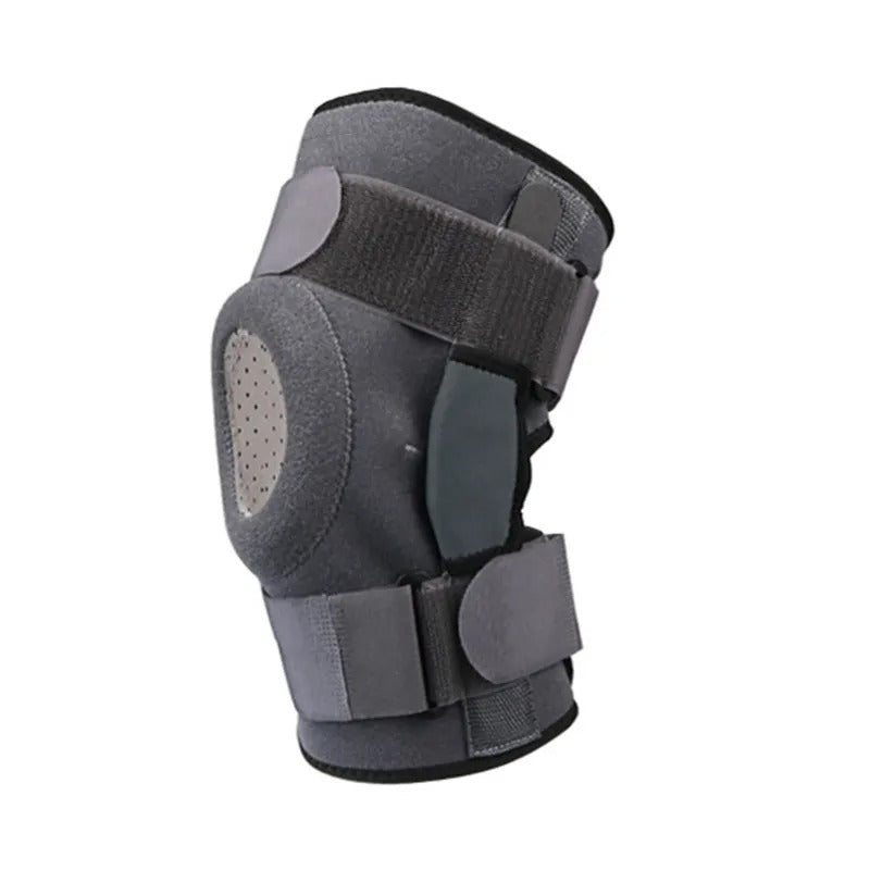 Hinged Knee Brace Open Patella Knee Support with Dual Metal Side Stabilizers for Meniscus Tear, Arthritis, Tendon Pain Relief